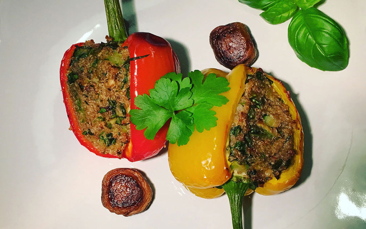 Quinoa stuffed peppers