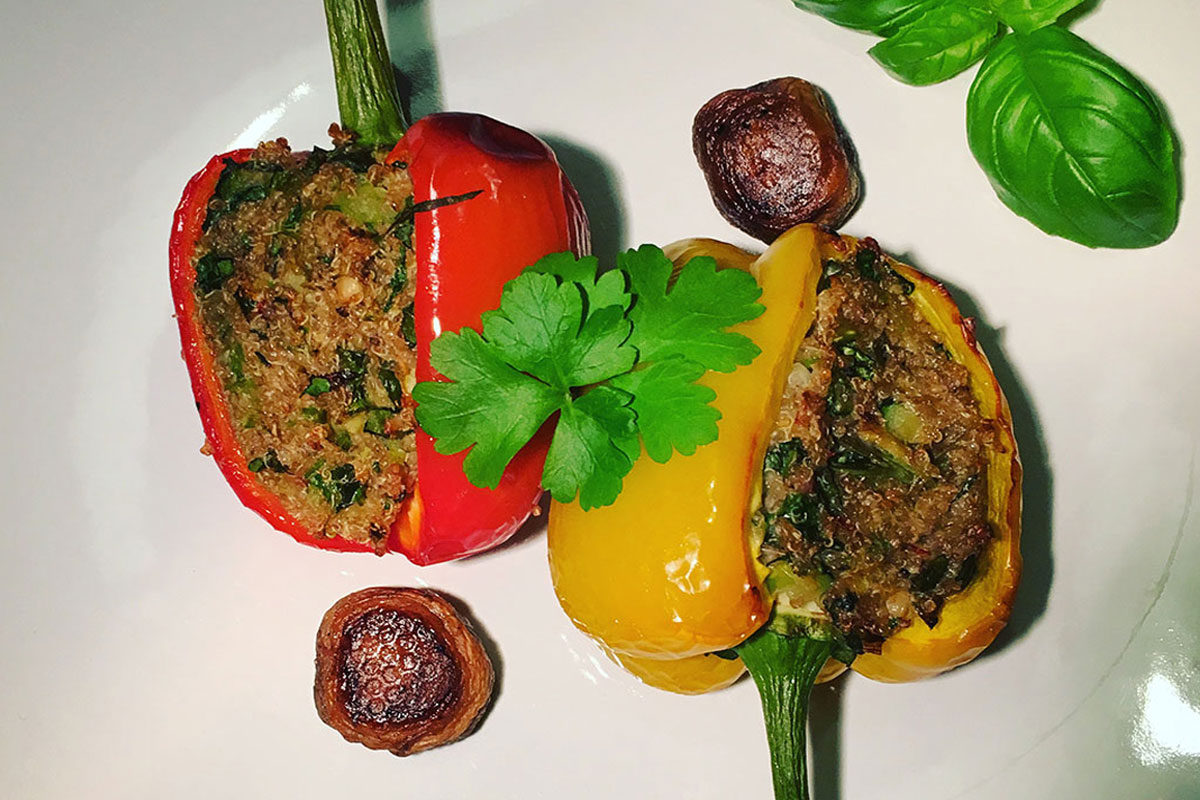 Quinoa stuffed peppers
